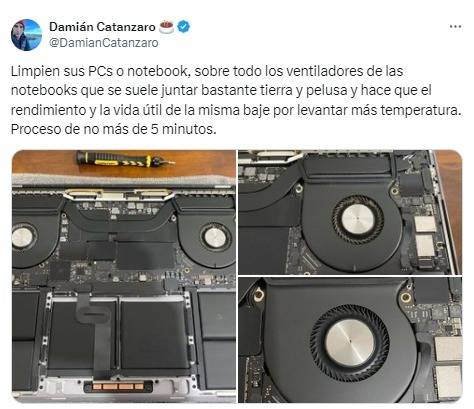 notebook, pc, limpieza